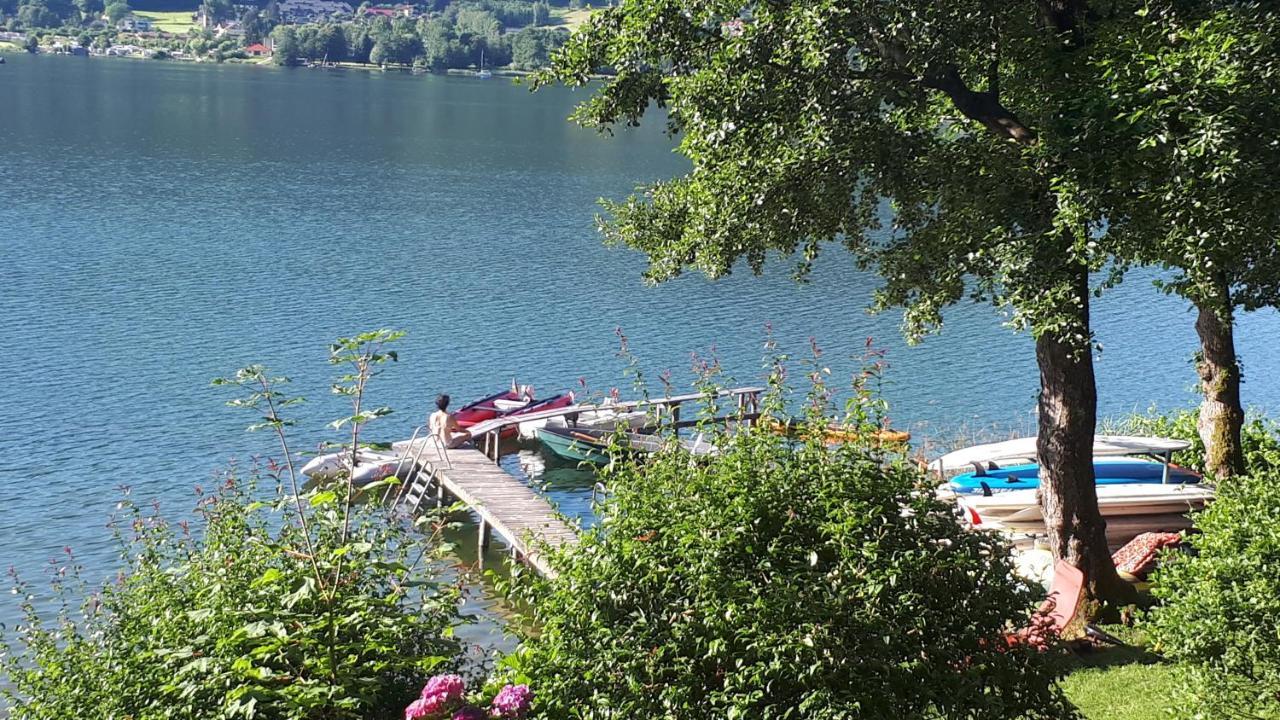 Anna Seeblick Appartement, Haus Haensel&Gretel Am Ossiachersee Mit Direktem Seezugang, Hallenbad Bodensdorf Buitenkant foto