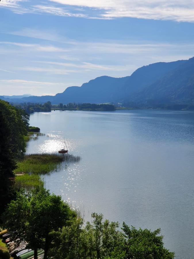 Anna Seeblick Appartement, Haus Haensel&Gretel Am Ossiachersee Mit Direktem Seezugang, Hallenbad Bodensdorf Buitenkant foto