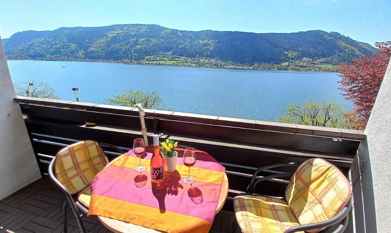 Anna Seeblick Appartement, Haus Haensel&Gretel Am Ossiachersee Mit Direktem Seezugang, Hallenbad Bodensdorf Buitenkant foto