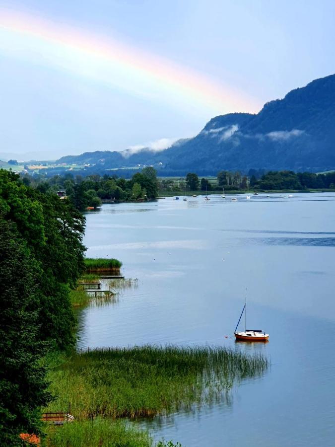 Anna Seeblick Appartement, Haus Haensel&Gretel Am Ossiachersee Mit Direktem Seezugang, Hallenbad Bodensdorf Buitenkant foto