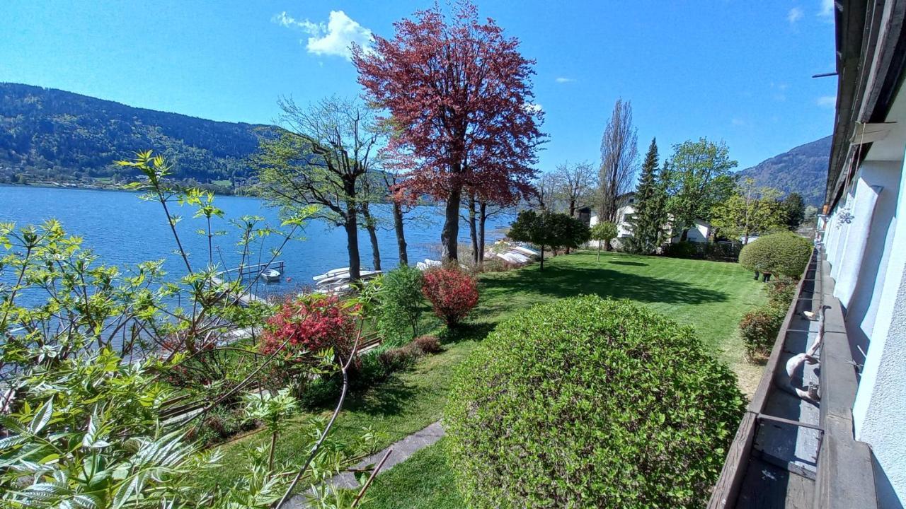 Anna Seeblick Appartement, Haus Haensel&Gretel Am Ossiachersee Mit Direktem Seezugang, Hallenbad Bodensdorf Buitenkant foto