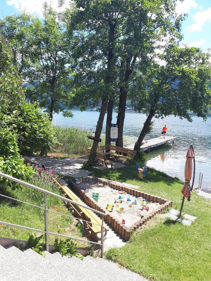 Anna Seeblick Appartement, Haus Haensel&Gretel Am Ossiachersee Mit Direktem Seezugang, Hallenbad Bodensdorf Buitenkant foto