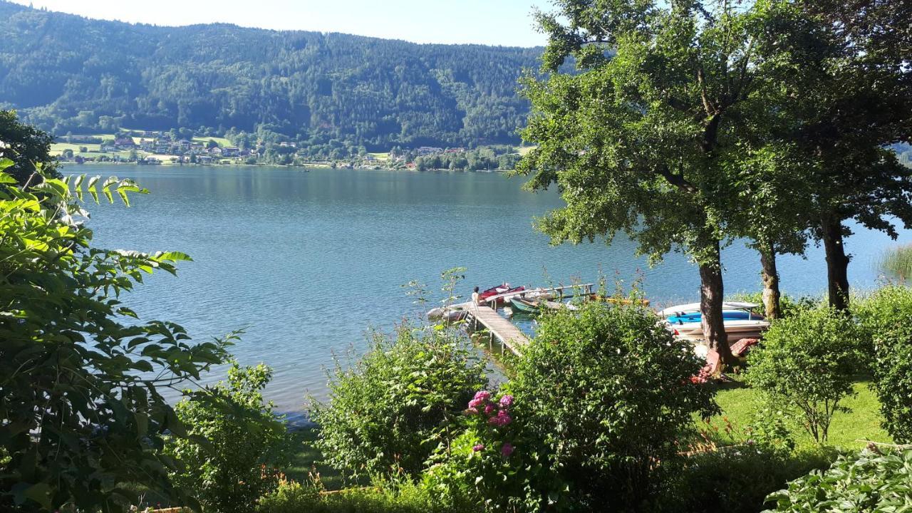 Anna Seeblick Appartement, Haus Haensel&Gretel Am Ossiachersee Mit Direktem Seezugang, Hallenbad Bodensdorf Buitenkant foto