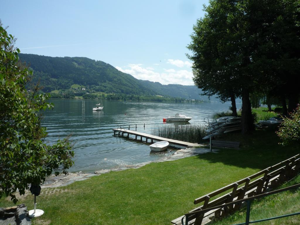 Anna Seeblick Appartement, Haus Haensel&Gretel Am Ossiachersee Mit Direktem Seezugang, Hallenbad Bodensdorf Buitenkant foto
