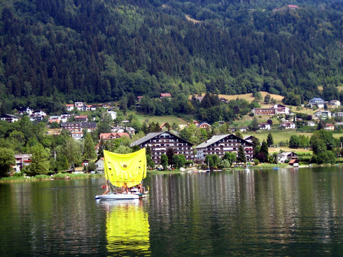 Anna Seeblick Appartement, Haus Haensel&Gretel Am Ossiachersee Mit Direktem Seezugang, Hallenbad Bodensdorf Buitenkant foto